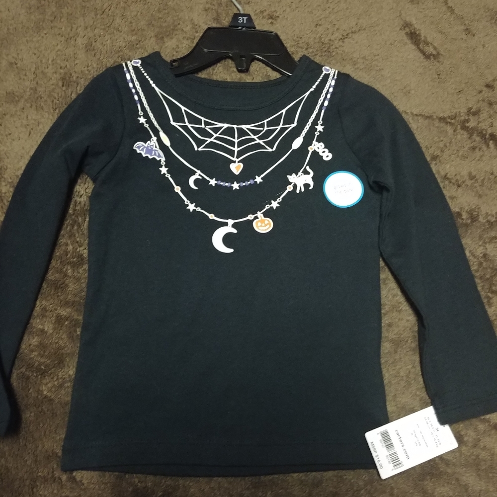 Carter's girl 3t Halloween long sleeve shirt